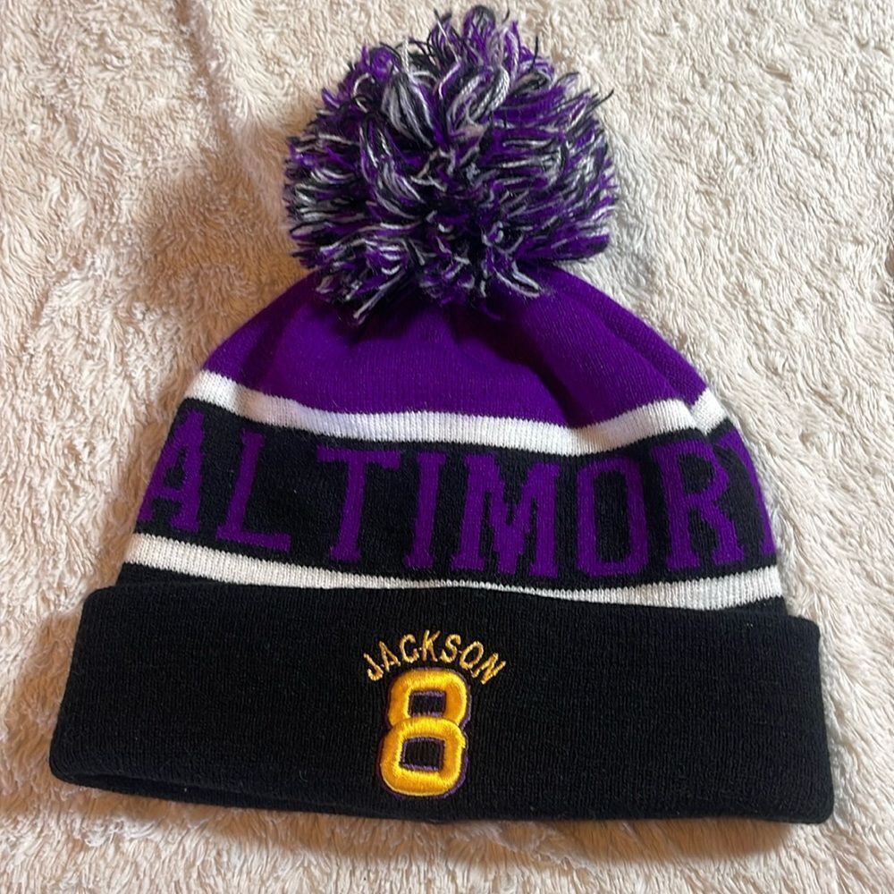 Baltimore #8 Jackson beanie